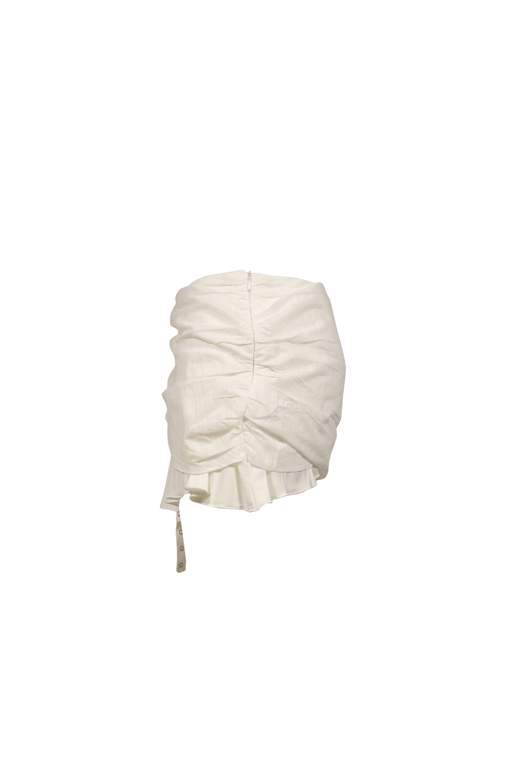 MISTY SHEER MINI SKIRT / WHT