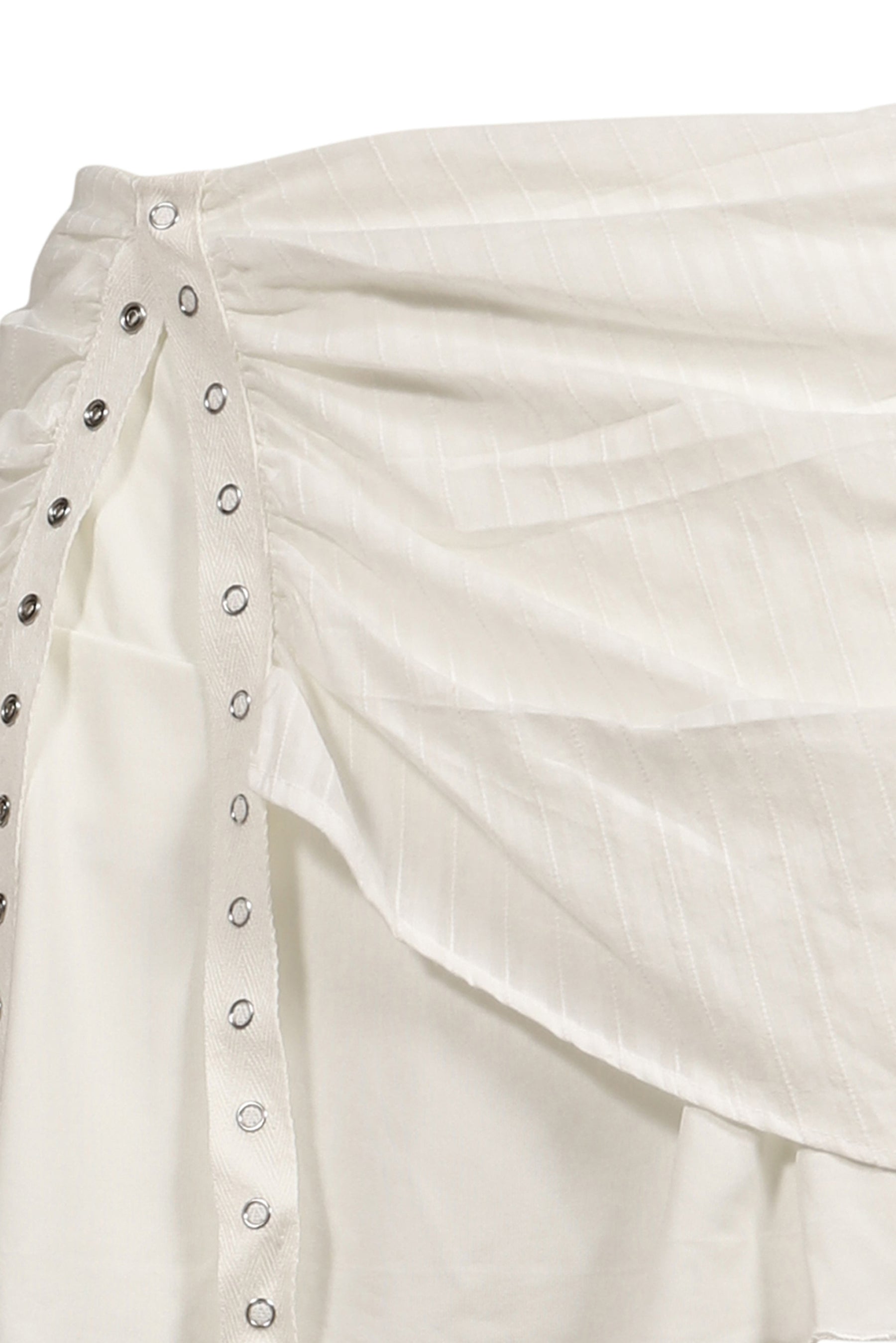 MISTY SHEER MINI SKIRT / WHT