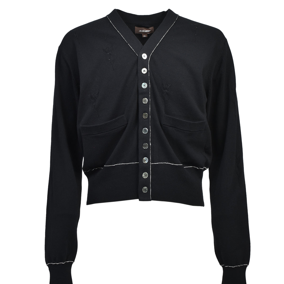 MASU エムエーエスユー SS26 MB 10 BUTTONS CARDIGAN / BLK - NUBIAN