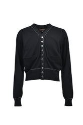 MB 10 BUTTONS CARDIGAN / BLK