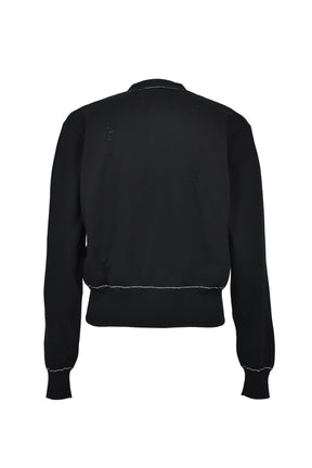 MB 10 BUTTONS CARDIGAN / BLK