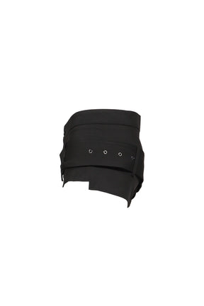 BELT DETAIL SHORTS(EXCLUSIVE) / BLK