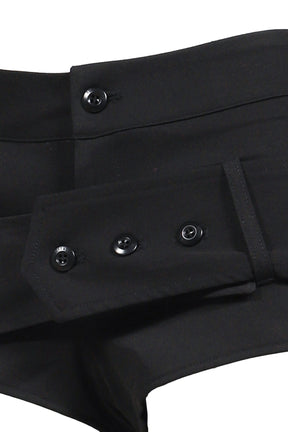 BELT DETAIL SHORTS(EXCLUSIVE) / BLK