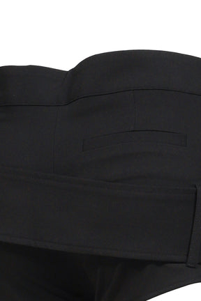 BELT DETAIL SHORTS(EXCLUSIVE) / BLK