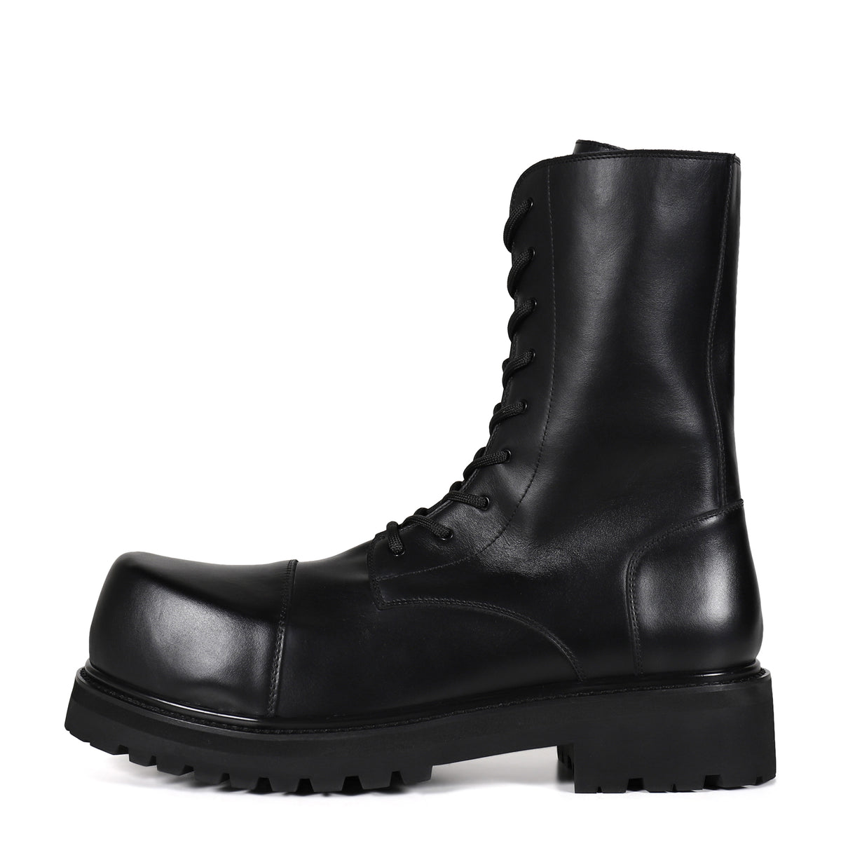 VETEMENTS ヴェトモン FW25 STOMP COMBAT BOOT / BLK - NUBIAN ヌビアン