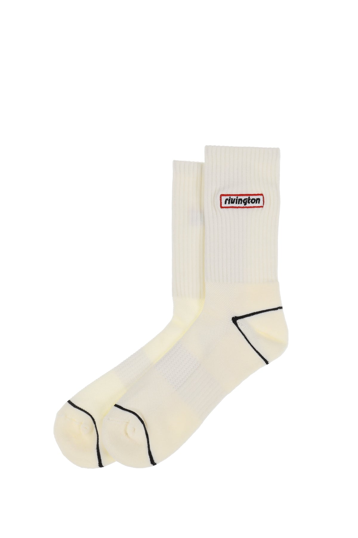 RRR123 アールアールアール 123 SS26 RIVINGTON SOCKS / WHITE - NUBIAN ヌビアン
