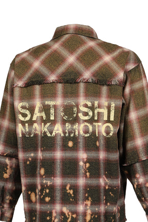 PATCHWORK FLANNEL / BUR/GRN