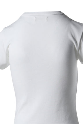 G CLASSIC FITTED TEE / WHT