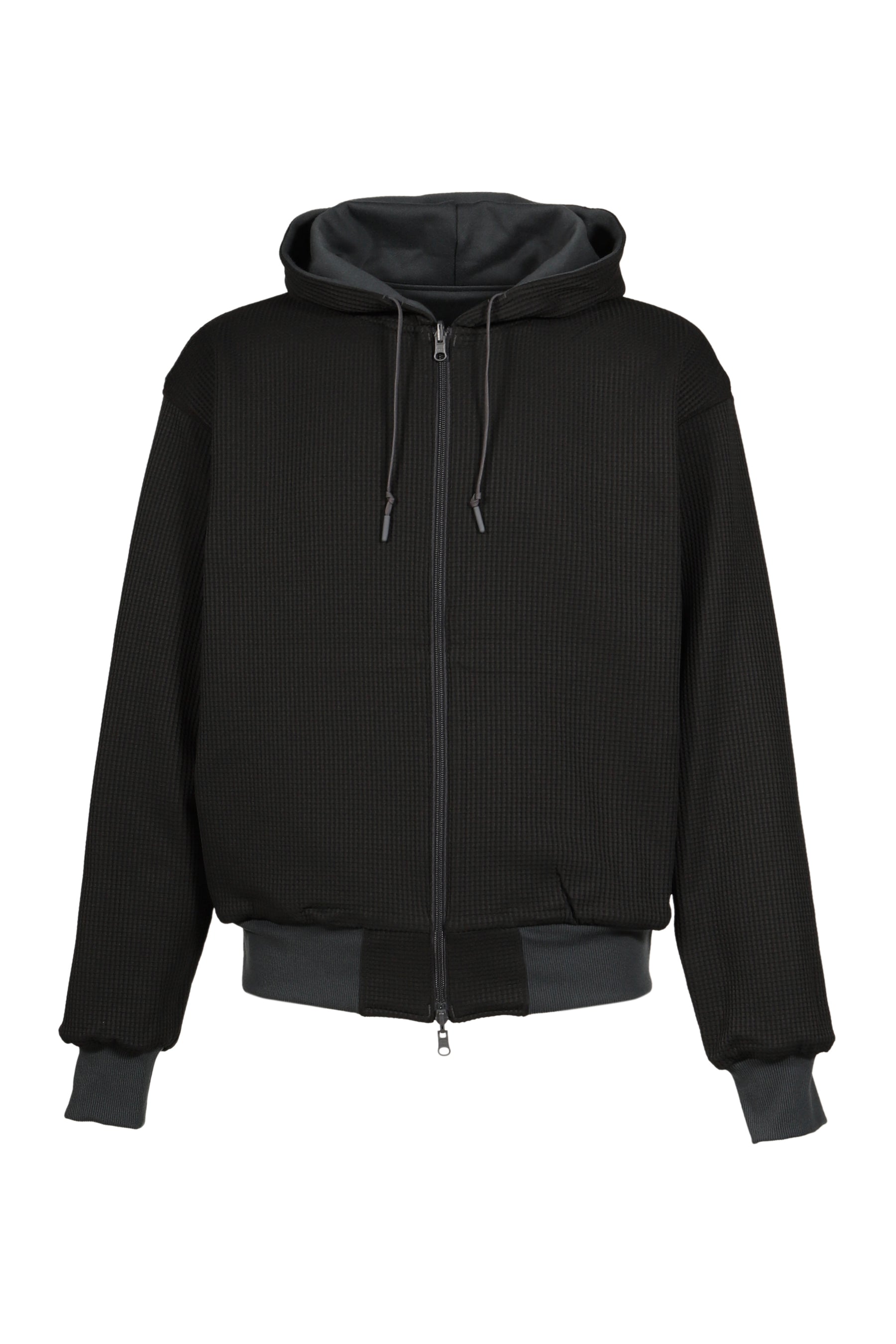 TECH SWEAT DOUBLE FACE PARKA / INK BLK