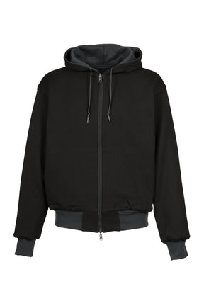 TECH SWEAT DOUBLE FACE PARKA / INK BLK