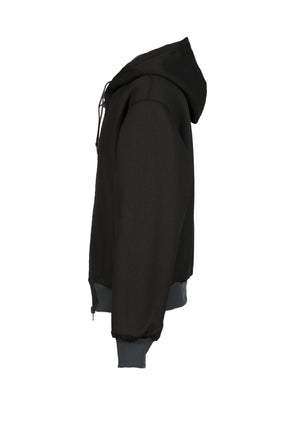TECH SWEAT DOUBLE FACE PARKA / INK BLK