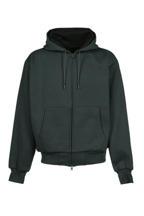 TECH SWEAT DOUBLE FACE PARKA / INK BLK