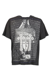 HOLLYWOOD COURONNE T-SHIRT / WASHED BLK