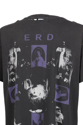 HOLLYWOOD COURONNE T-SHIRT / WASHED BLK