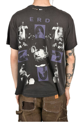HOLLYWOOD COURONNE T-SHIRT / WASHED BLK