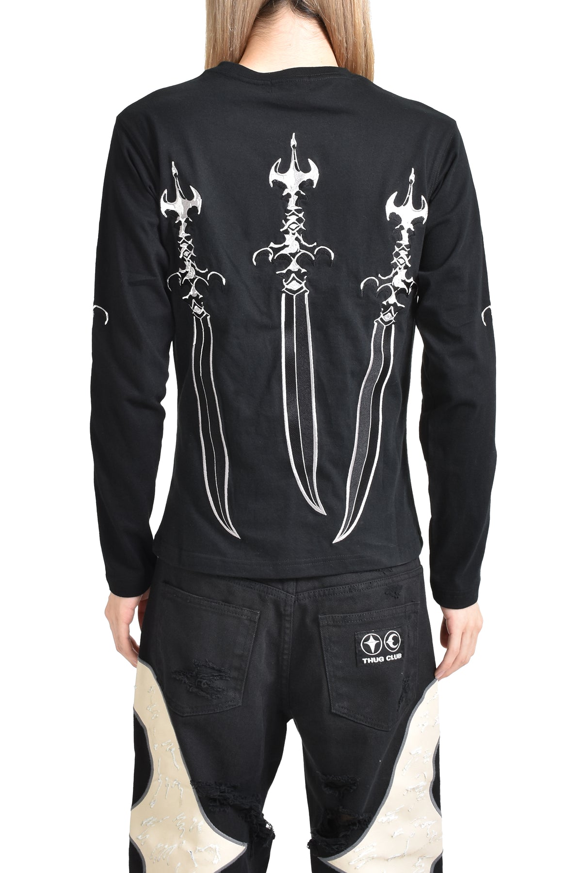 SWORD LS T-SHIRT / BLK