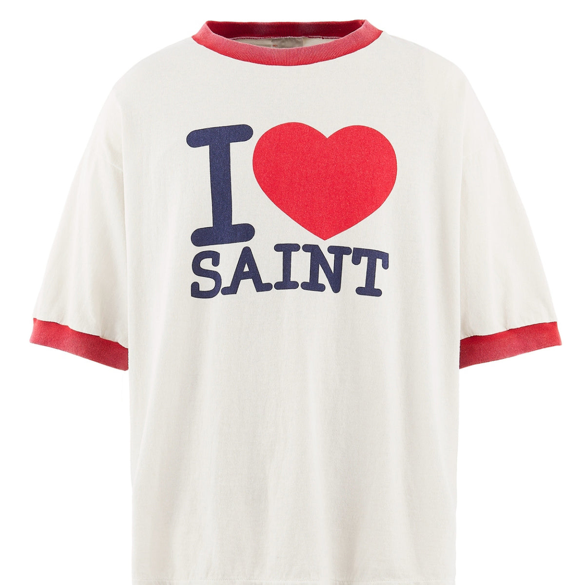 SS T-SHIRT/I LOVE SAINT / WHT