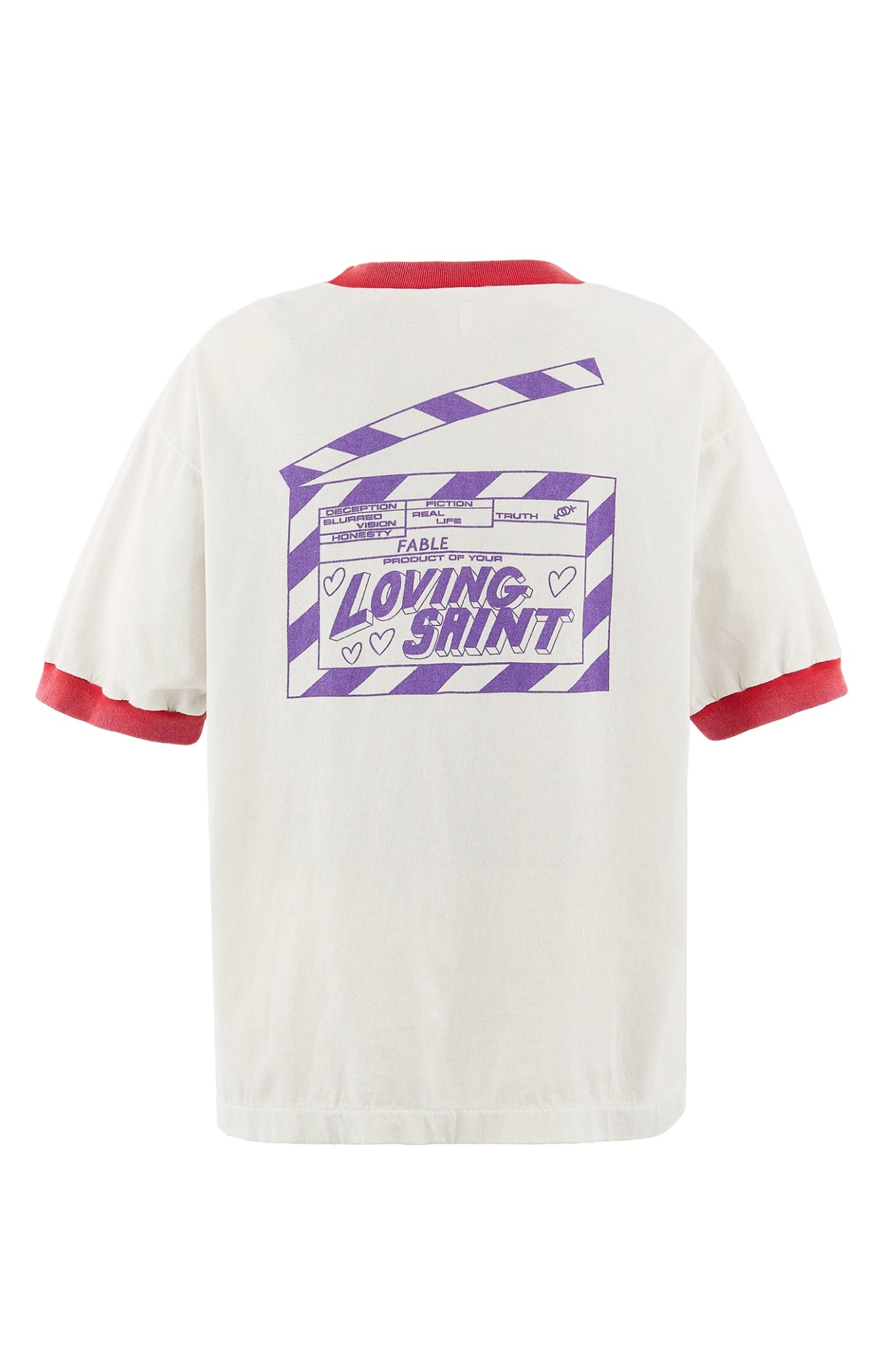 SS T-SHIRT/I LOVE SAINT / WHT