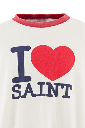 SS T-SHIRT/I LOVE SAINT / WHT