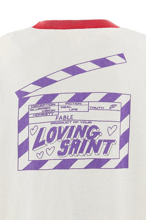 SS T-SHIRT/I LOVE SAINT / WHT