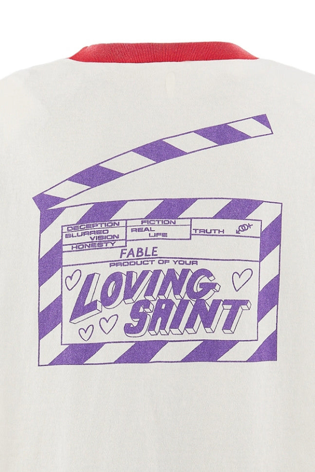 SS T-SHIRT/I LOVE SAINT / WHT