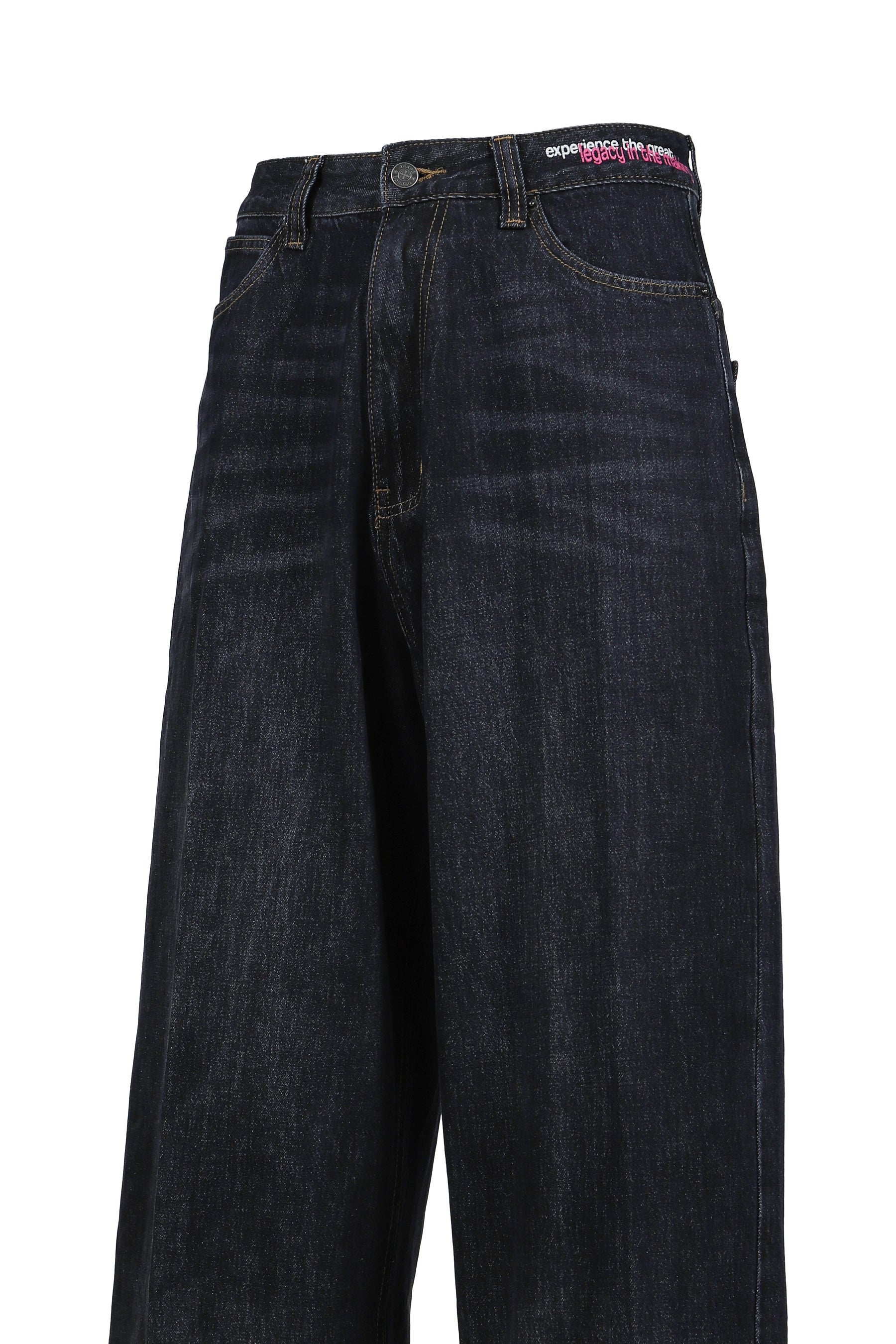 INDIGO RAINBOW SCRIPT XL COLOSSUS JEAN / IND