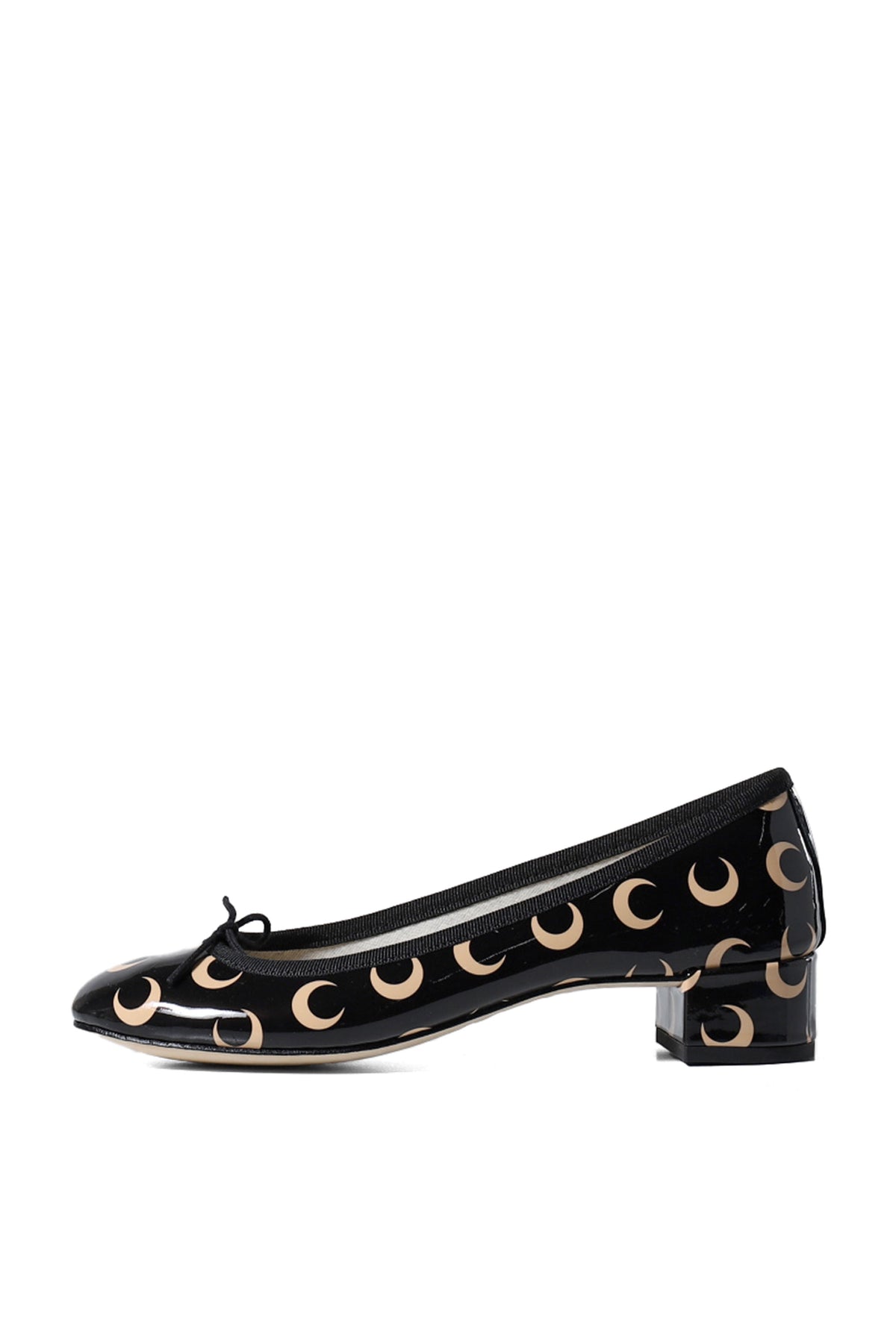 MOON PRINTED LEATHER REPETTO CAMILLE / BLK