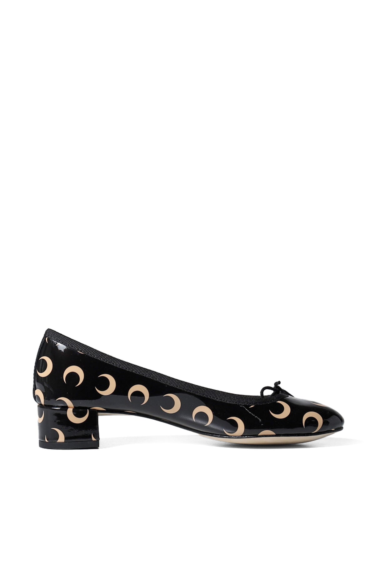 MOON PRINTED LEATHER REPETTO CAMILLE / BLK