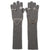 JEWELRY ATTACHED LONG GLOVES/SMALL / GRY