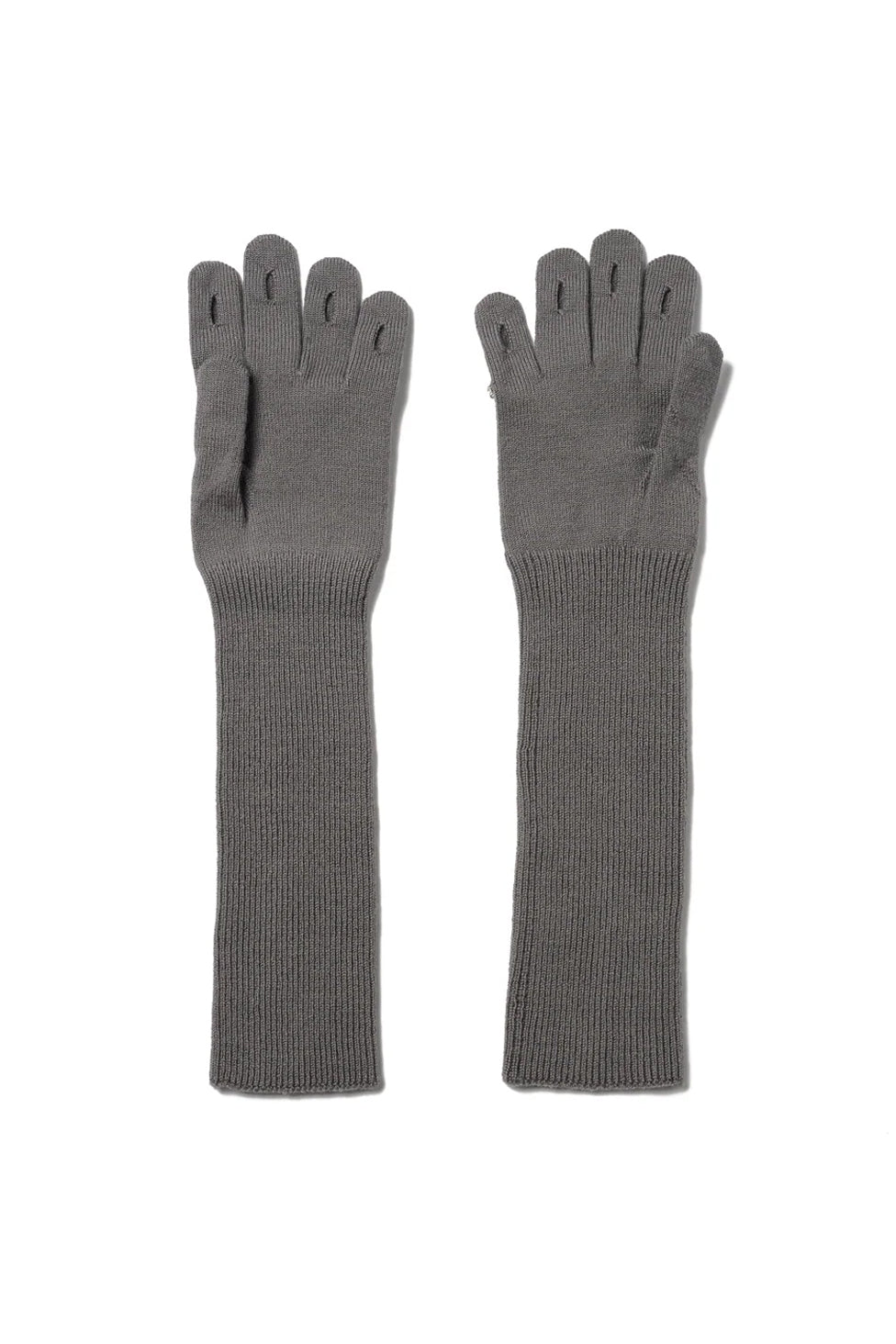 JEWELRY ATTACHED LONG GLOVES/SMALL / GRY