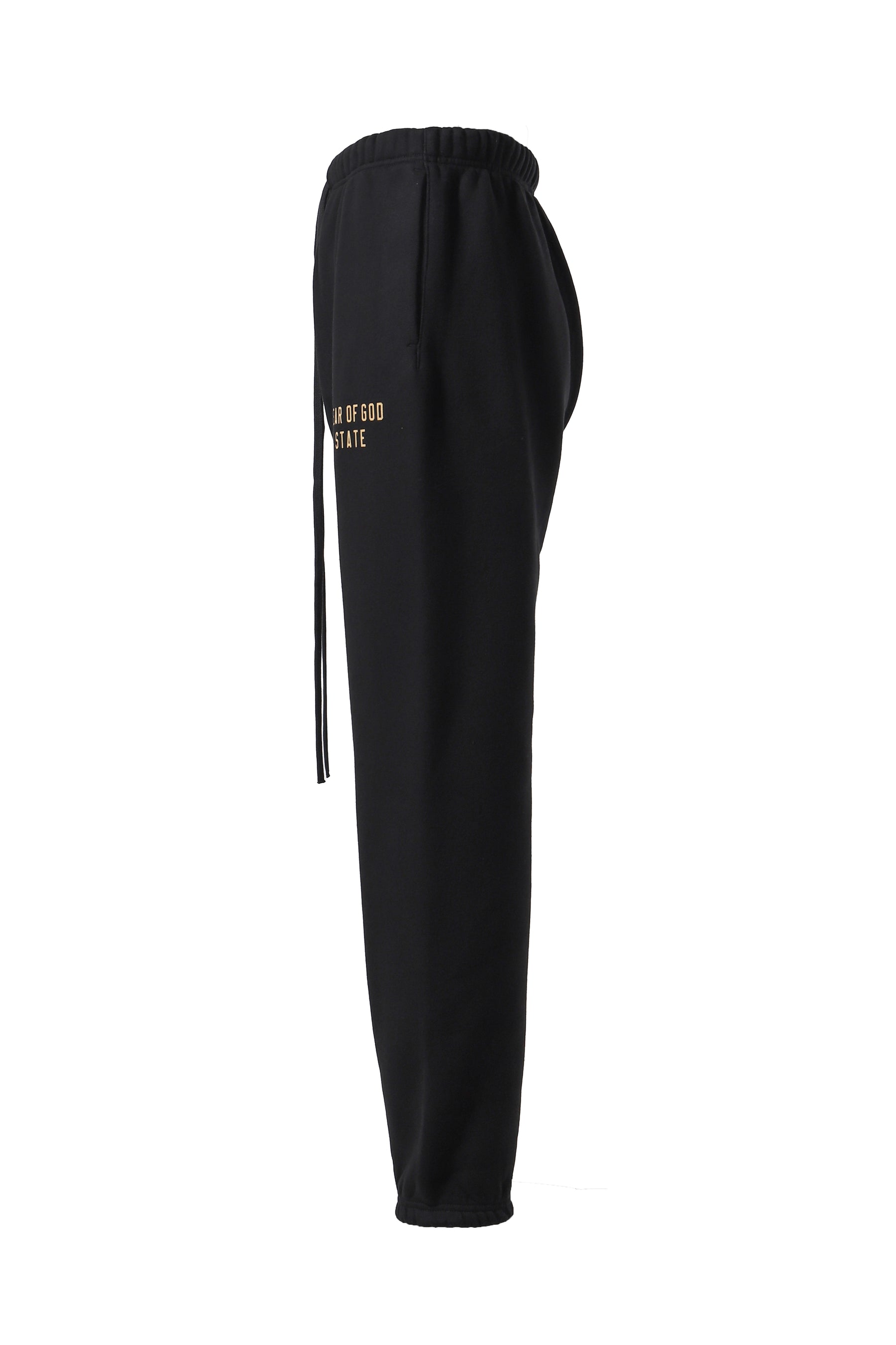 FLEECE ESSENTIAL SWEATPANT / BLK