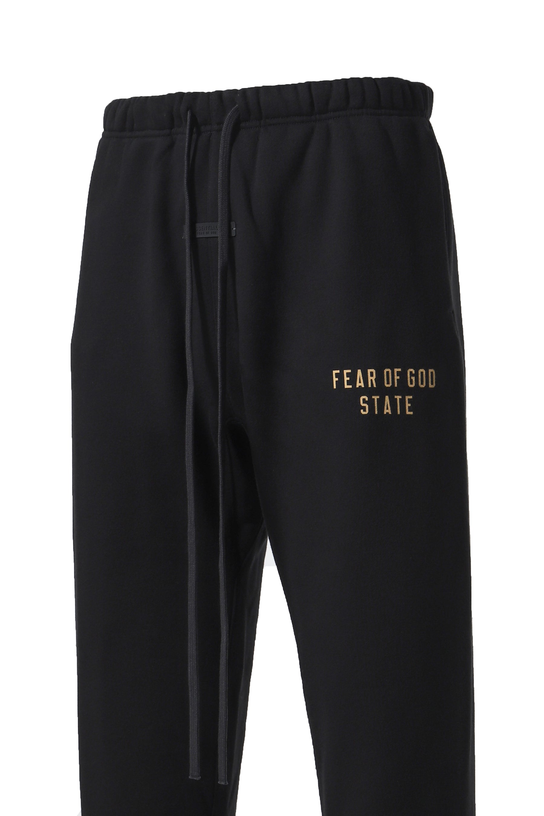 FLEECE ESSENTIAL SWEATPANT / BLK