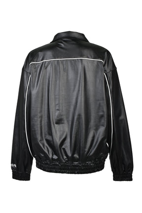 BH LOGO PIPING COATING JACKET / BLK
