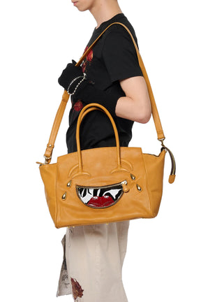 JEWELRY ATTACHED LONG GLOVES / LARGE / BLK / GOLD