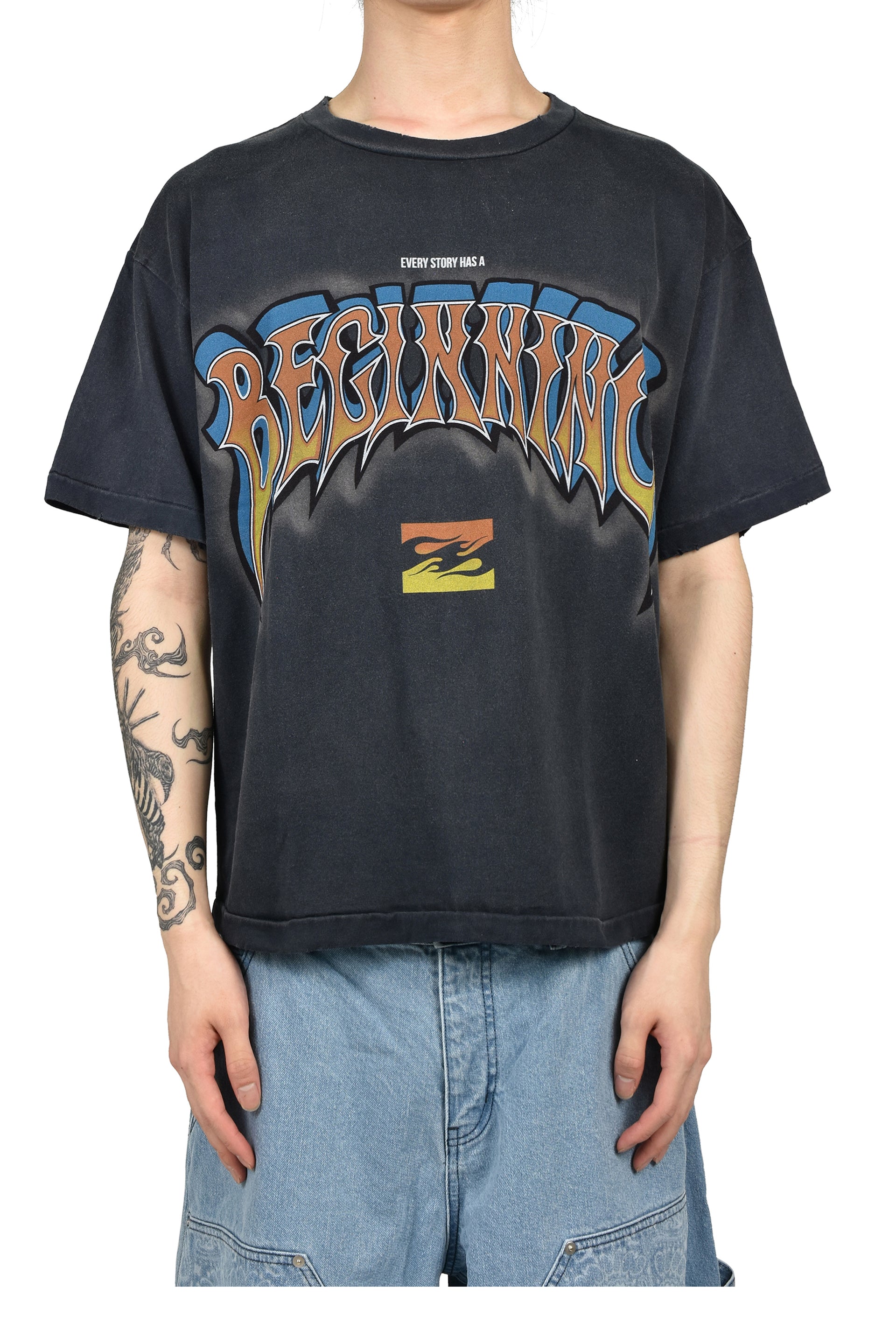 BEGINNING T-SHIRTS / BLK