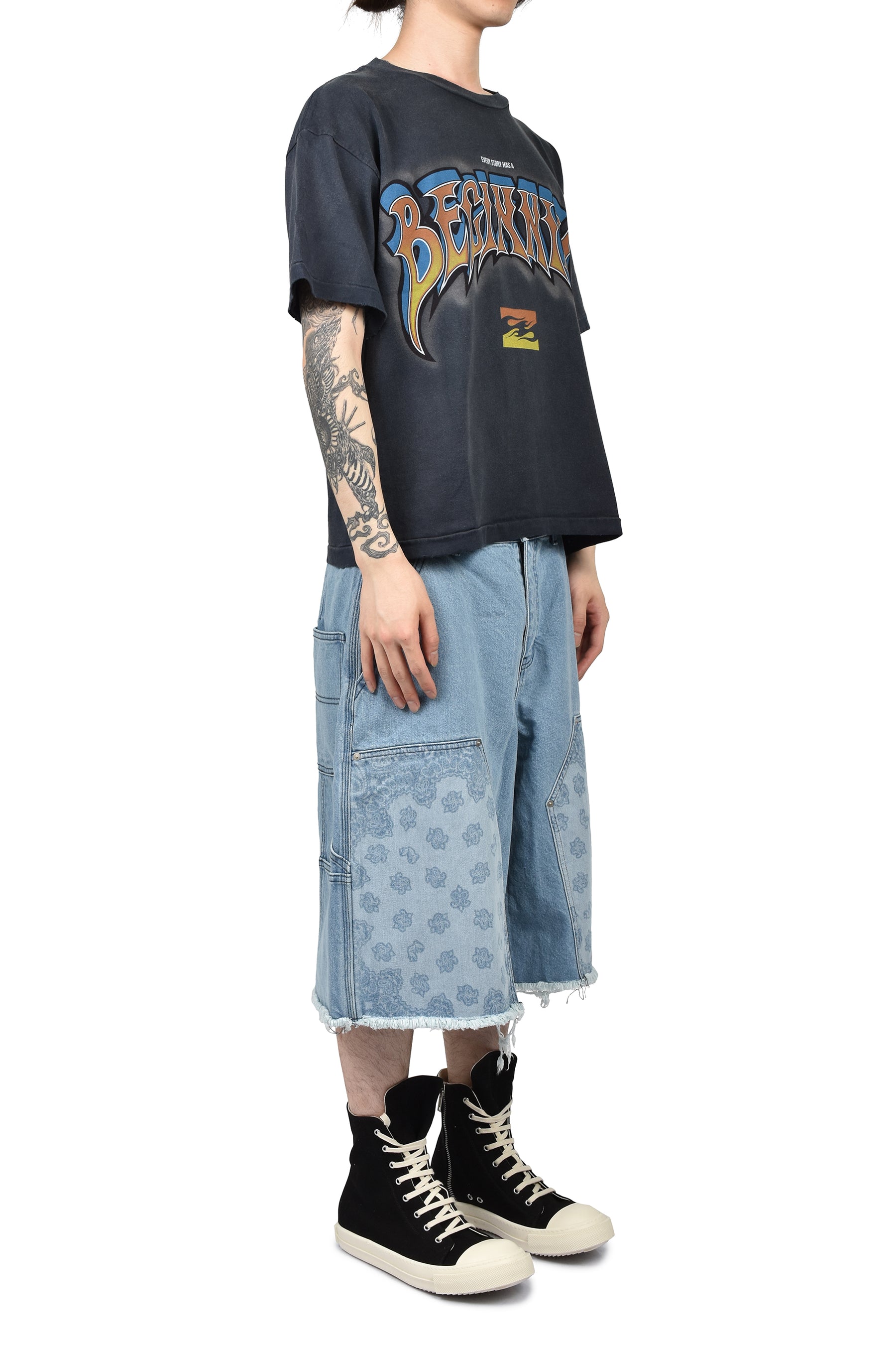 BEGINNING T-SHIRTS / BLK