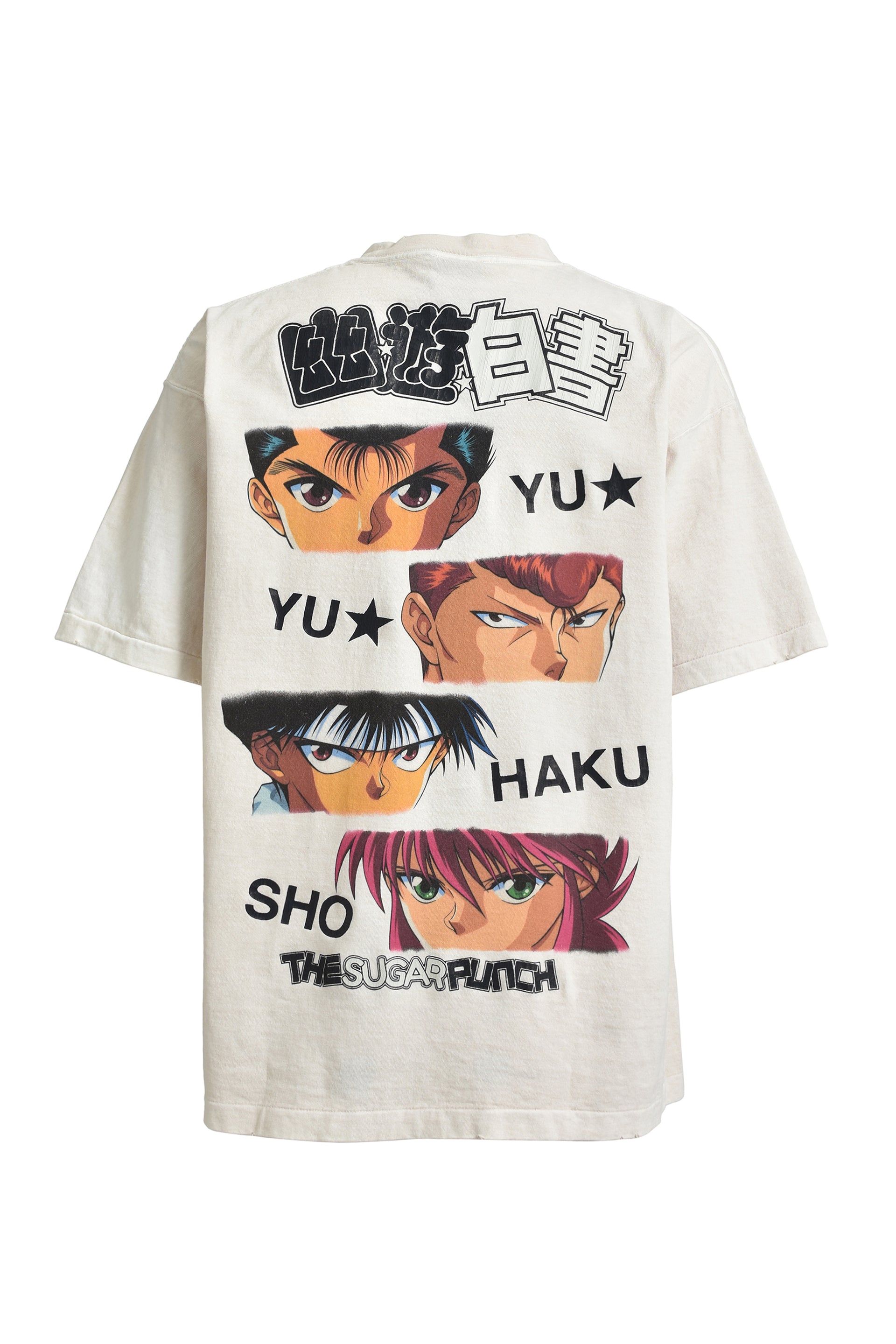 THE SUGAR PUNCH × TVアニメ「幽☆遊☆白書」 S/S T-SHIRTS / WHT