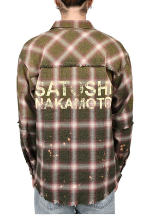 PATCHWORK FLANNEL / BUR/GRN
