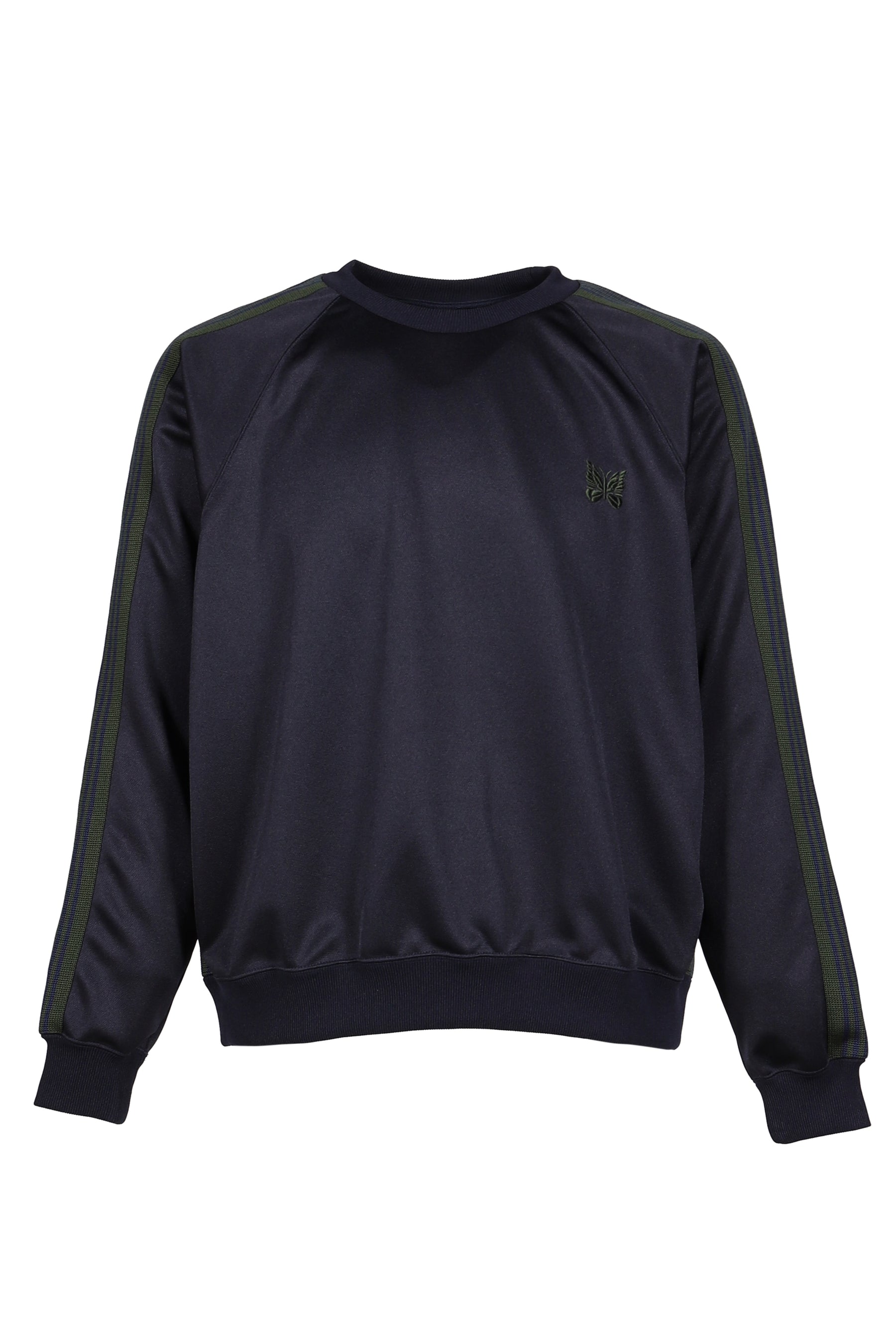 TRACK CREW NECK SHIRT - POLY SMOOTH / NVY