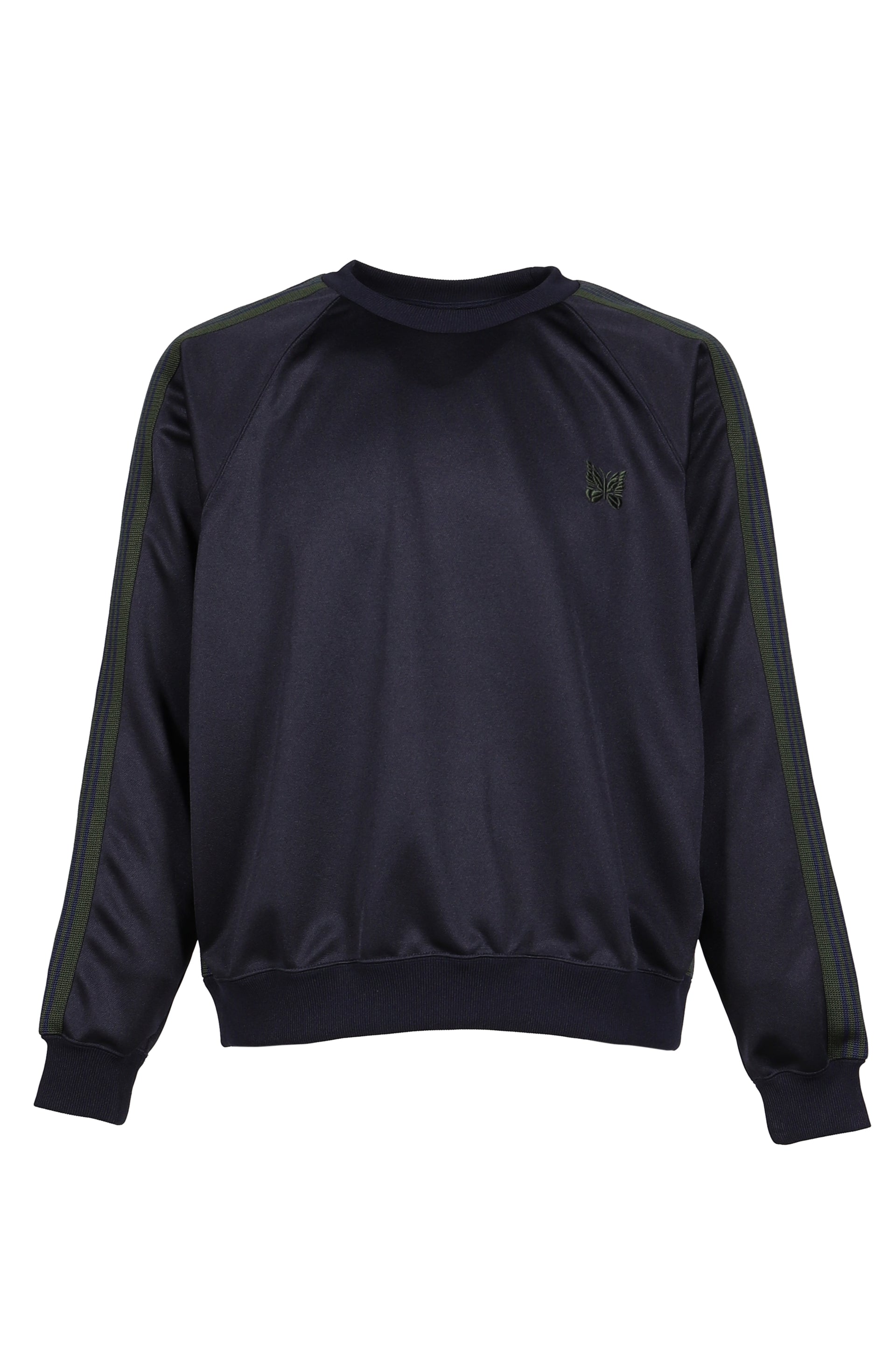 TRACK CREW NECK SHIRT - POLY SMOOTH / NVY