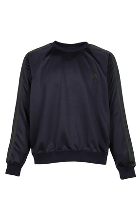 TRACK CREW NECK SHIRT - POLY SMOOTH / NVY