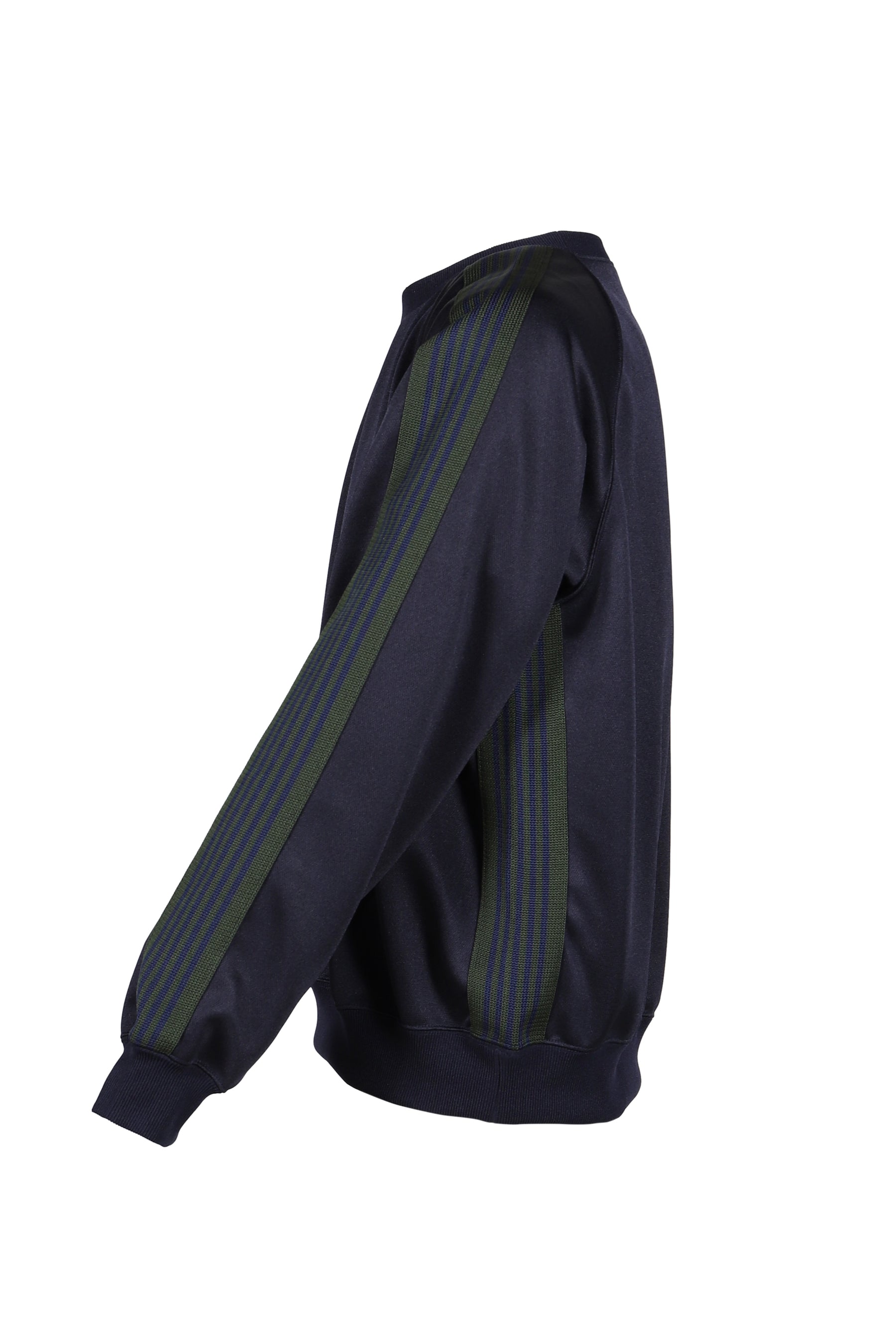 TRACK CREW NECK SHIRT - POLY SMOOTH / NVY