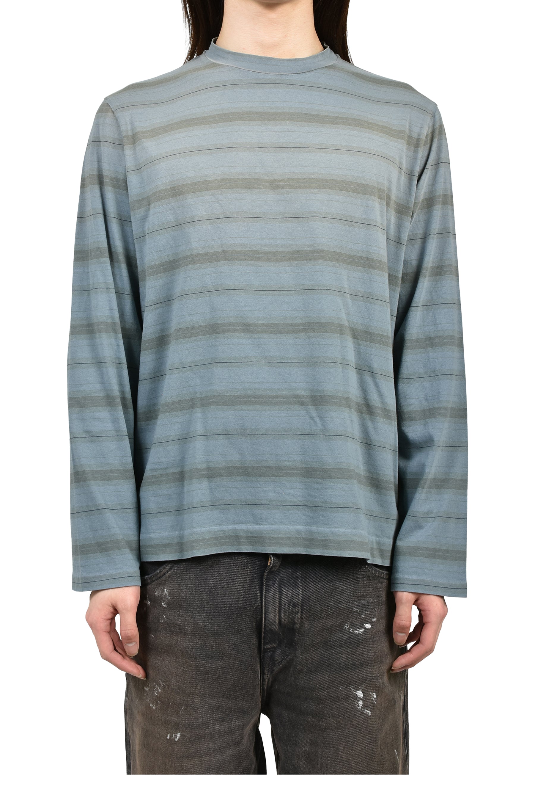 BOX LONGSLEEVE / SPRAY FADE GHOST STRIPE