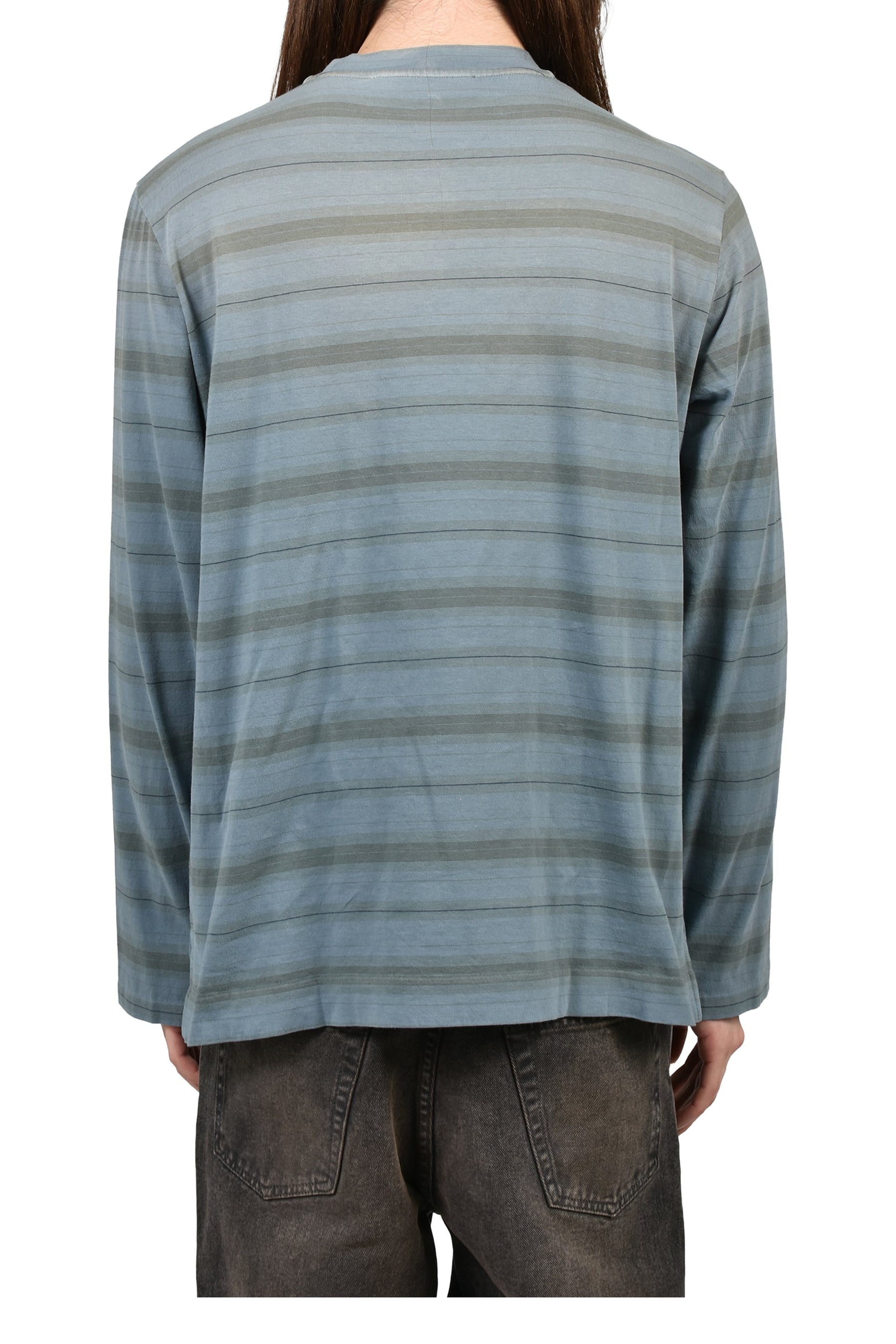 BOX LONGSLEEVE / SPRAY FADE GHOST STRIPE
