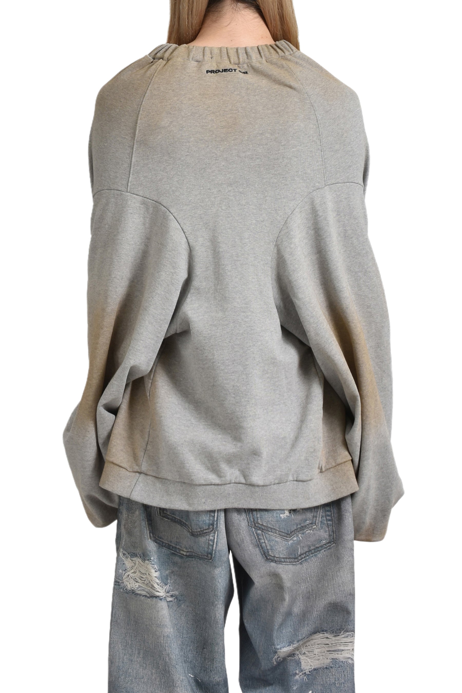 SWEATSHIRT SWEATPANTS / MELANGE GRY