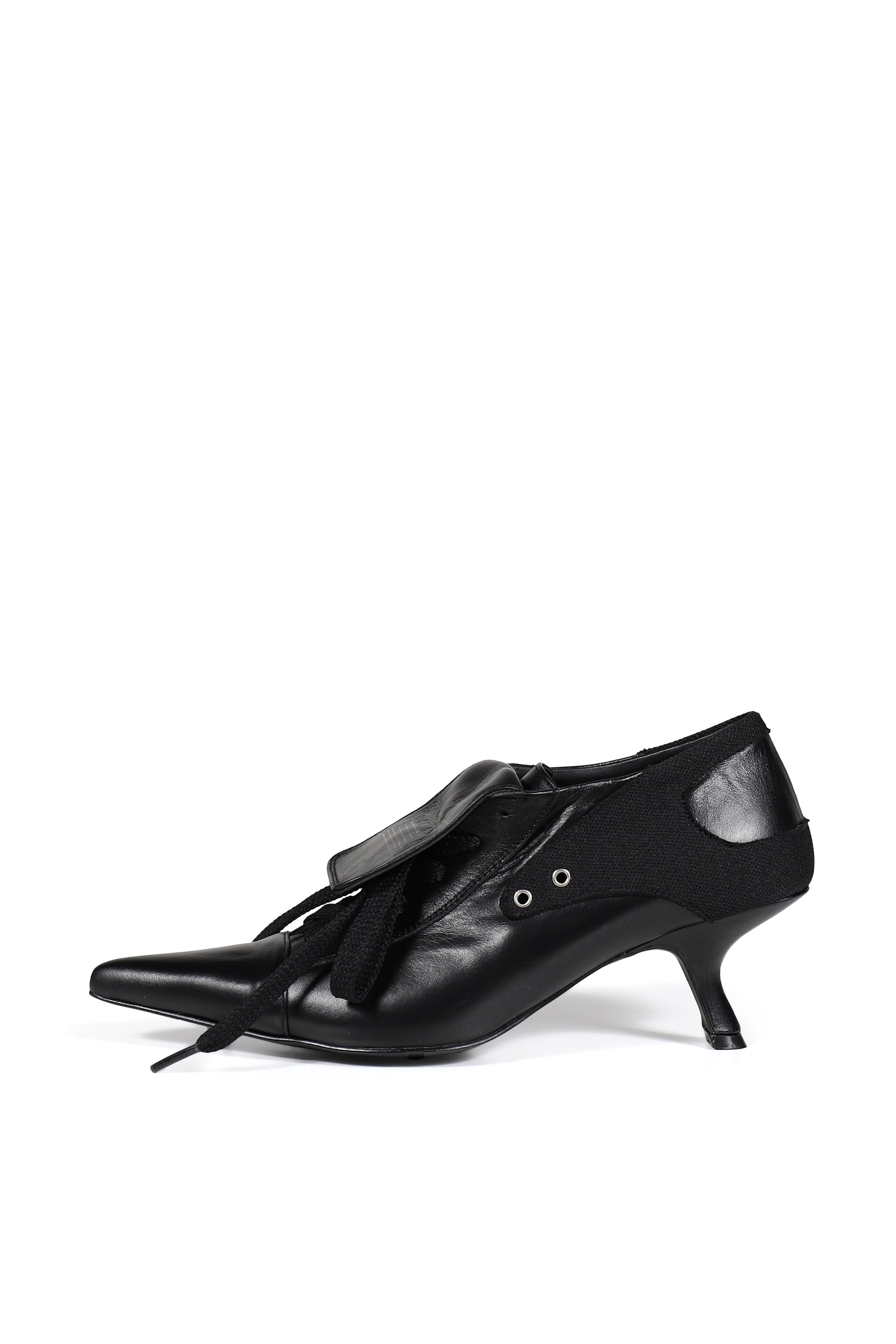 SNEAKER STILETTO HEELS / BLK