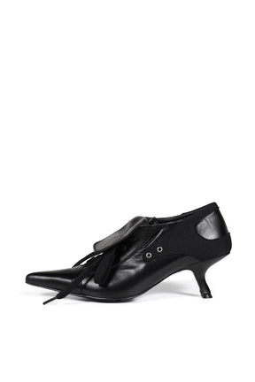 SNEAKER STILETTO HEELS / BLK