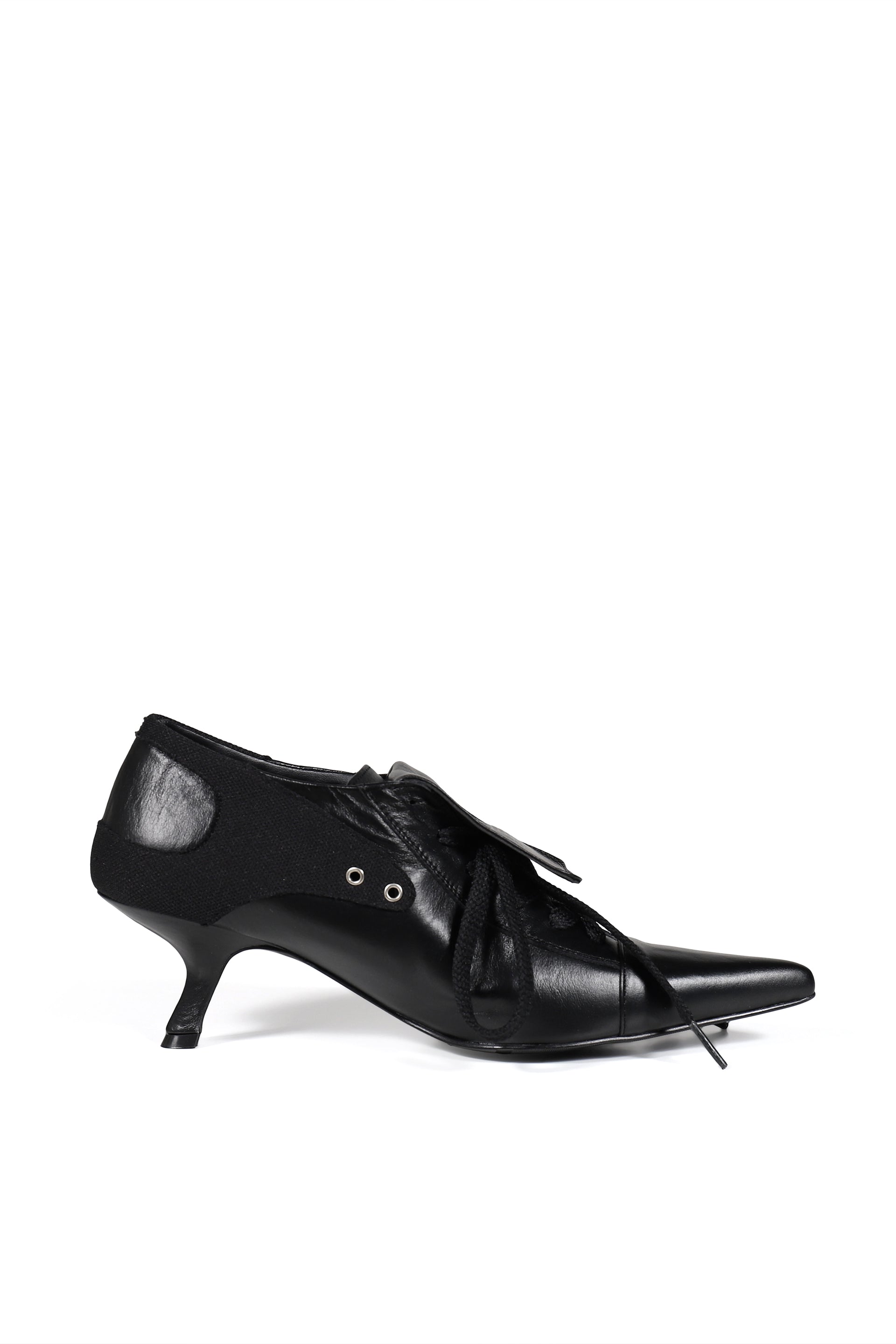 SNEAKER STILETTO HEELS / BLK
