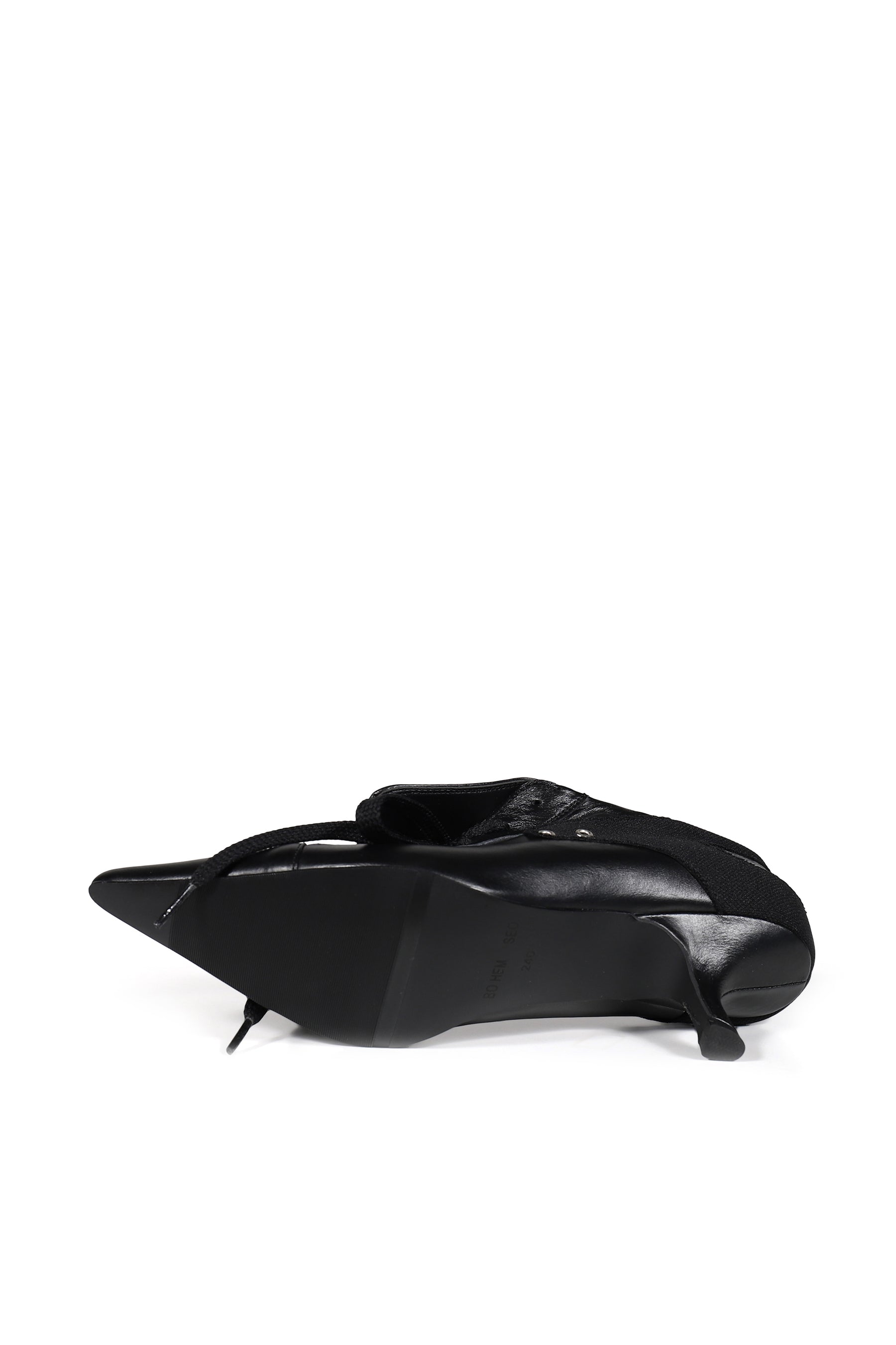 SNEAKER STILETTO HEELS / BLK