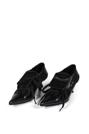 SNEAKER STILETTO HEELS / BLK
